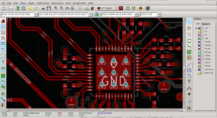 KiCad_Pcbnew_Diff_Pairs